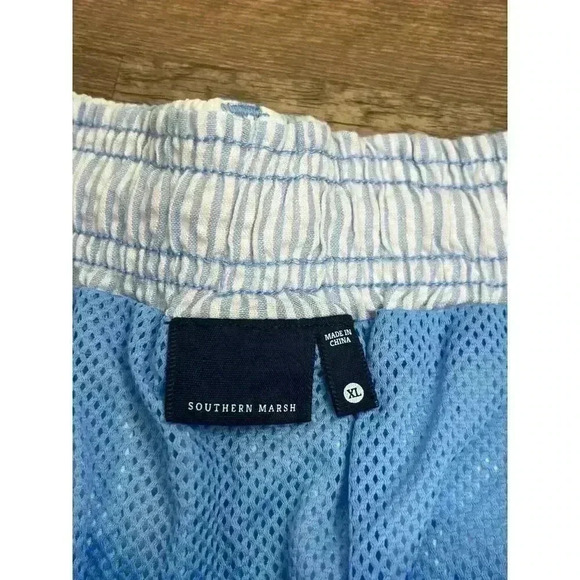 Southern Marsh Austin Tie Dye Swim Trunks Mesh Lined Men's XL Blue NWT 6" Inseam - Picture 3 of 12